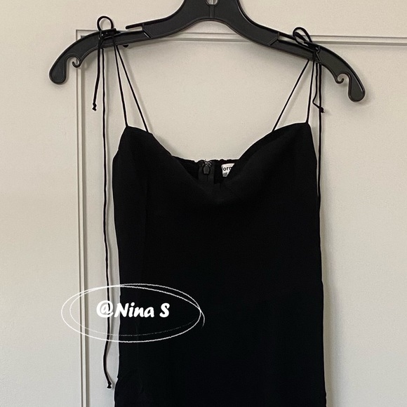 NWOT Reformation Petites Kourtney Dress in Black - Picture 5 of 5